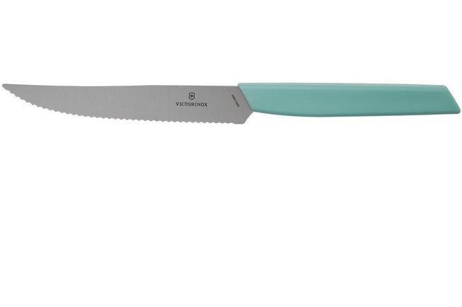 Image for Victorinox Swiss Modern 6.9006.12W41 steak knife 12 cm, green