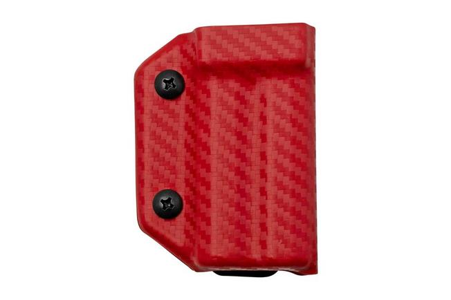 Image for Clip And Carry Kydex Sheath Leatherman Charge Plus, Carbon Fiber Red LCHARGE-CF-RED belt holster