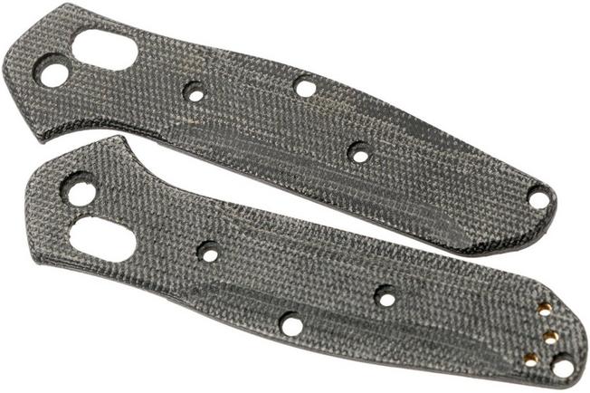 Image for Flytanium Benchmade 945 Mini Osborne Scales, black canvas micarta