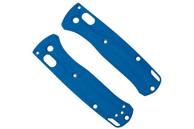 Image pour Flytanium Benchmade Mini Bugout Scales, Crossfade Blue G10
