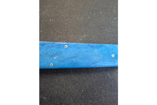 Image pour Jack Wolf Gateway FIXedc GATEW-FX-01-SAW-BLU-BON Satin Sandvik 14C28N, Sawcut Blue Bone, couteau fixe