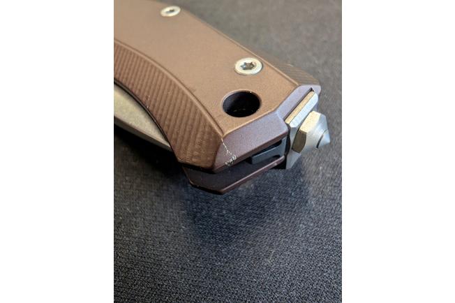 Image pour LionSteel Myto MT01A ES Brown Aluminium, Satin couteau de poche, design Molletta