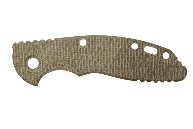Image pour Rick Hinderer XM-18 3" plaquette de manche, Textured OD Green Micarta