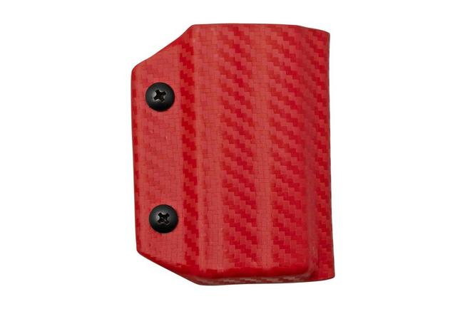 Image pour Clip And Carry Kydex Sheath SOG Powerlock, Carbon Fiber Red SPWRLK-CF-RED étui de ceinture