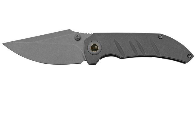 Bild für WE Knife Riff-Raff Grey Titanium, Stonewashed CPM 20CV WE22020B-3 Taschenmesser, Matt Christensen Design