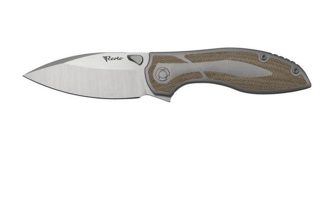 Bild für Reate Iron X, IRONX-GM Green Micarta, Kirby Lambert Design