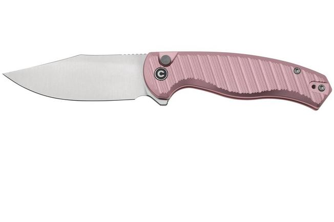 Image for CIVIVI Stormhowl C23040B-3 Satin Nitro-V, Milled Light Pink Aluminum, pocket knife