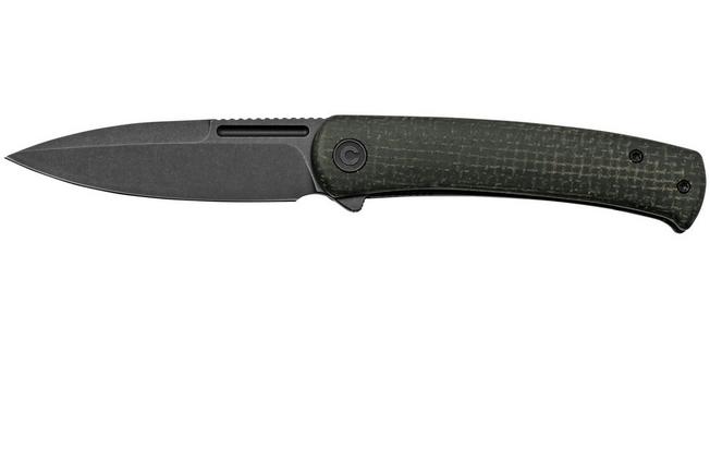 Bild für CIVIVI Caetus C21025C-2 Black Burlap Micarta, Black Stonewashed, Taschenmesser