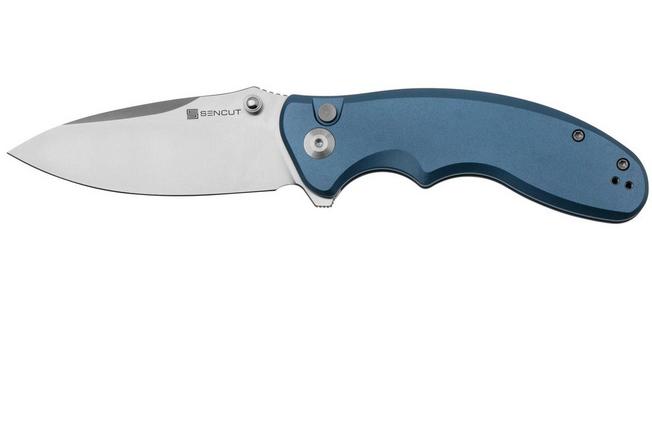 Bild für SENCUT Cybrix S23098A-4 Satin 9Cr18MoV, Blue Aluminium Taschenmesser