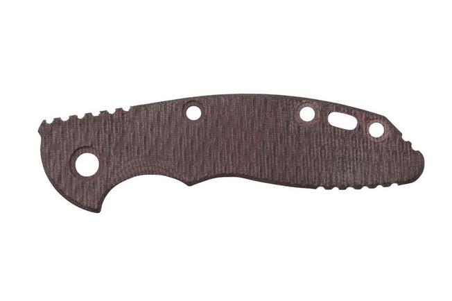 Obraz dla Okładzina Rick Hinderer XM-18 3" Textured Burgundy Micarta