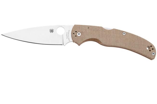 Image pour Spyderco Native Chief CPM Cru-Wear C244MPCW Brown Canvas Micarta couteau de poche