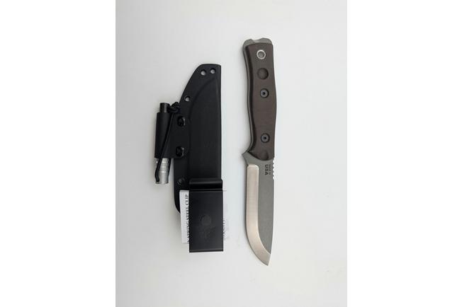 Image pour TOPS Knives B.O.B. Fieldcraft 154CM Green Canvas Micarta BROS-154-GCM couteau bushcraft