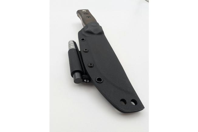 Image pour TOPS Knives B.O.B. Fieldcraft 154CM Green Canvas Micarta BROS-154-GCM couteau bushcraft