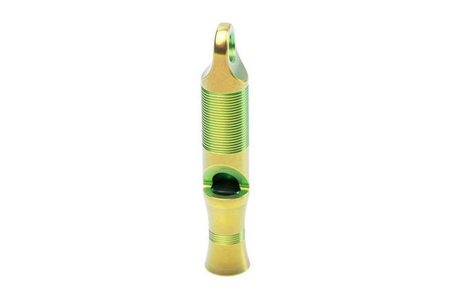 Image for WE Knife Titanium A-05CP 120dB green, emergency whistle