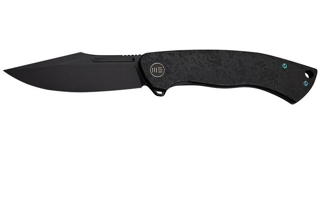 Image pour WE Knife Essential Knight WE24003-2 Blackwashed Böhler M390, Etched Black Titanium, couteau de poche, Jason Knight design