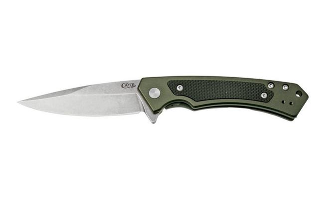 Afbeelding voor Case The Marilla, Green Anodized Aluminum, S35VN, Black G10 Inlay, 25883 zakmes
