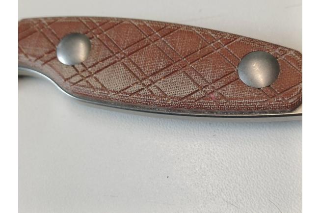 Image pour Kizer Vanguard Muskrat KZ1064C1 Stonewash 154CM, Natural Micarta, couteau fixe, Derek Sharon design