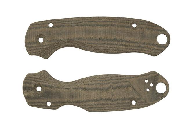 Bild für Flytanium Spyderco Para 3 Scales, Lotus Green Linen Micarta, Griffschalen