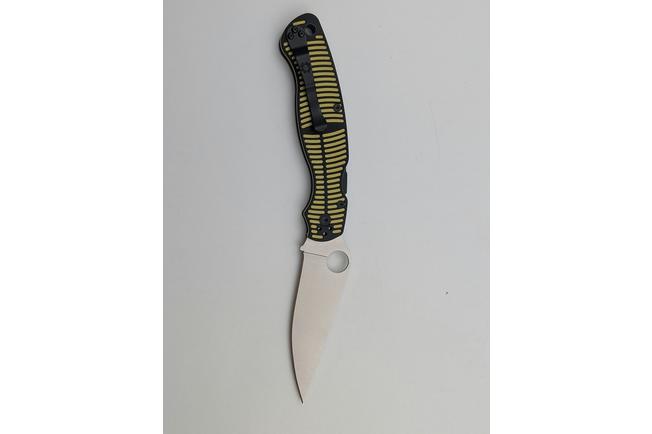 Image pour Spyderco Military 2 Salt C36GMCBKP2, Satin CPM MagnaCut, Yellow/Black G10, couteau de poche