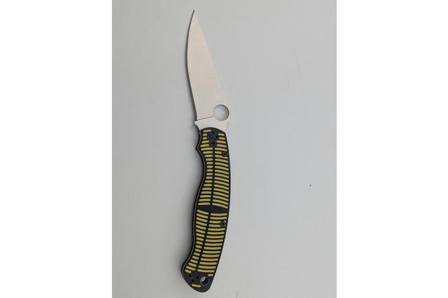 Image pour Spyderco Military 2 Salt C36GMCBKP2, Satin CPM MagnaCut, Yellow/Black G10, couteau de poche