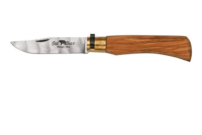 Image pour Old Bear Classical Olive M, Damascus DS93X, 9305-19-LU couteau de poche