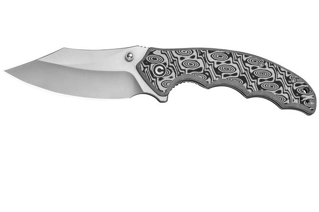 Image pour Civivi Pentad C24068-3 Satin Nitro-V, Black White Vortex Micarta, couteau de poche