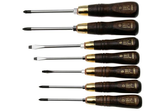 Obraz dla Zestaw śrubokrętów Narex Wood Line PLUS 858110, 8- częściowy