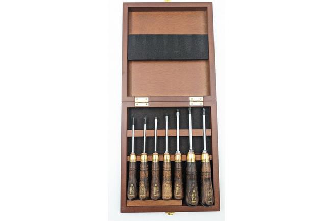 Obraz dla Zestaw śrubokrętów Narex Wood Line PLUS 858110, 8- częściowy