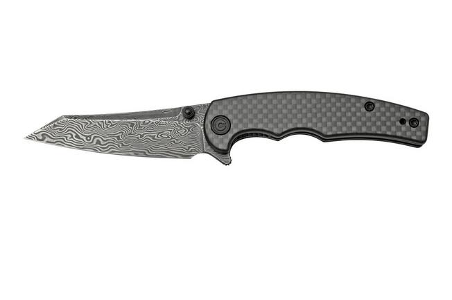Afbeelding voor Civivi P87 Folder C21043-DS1 Carbonfiber Overlay Black G10, zakmes