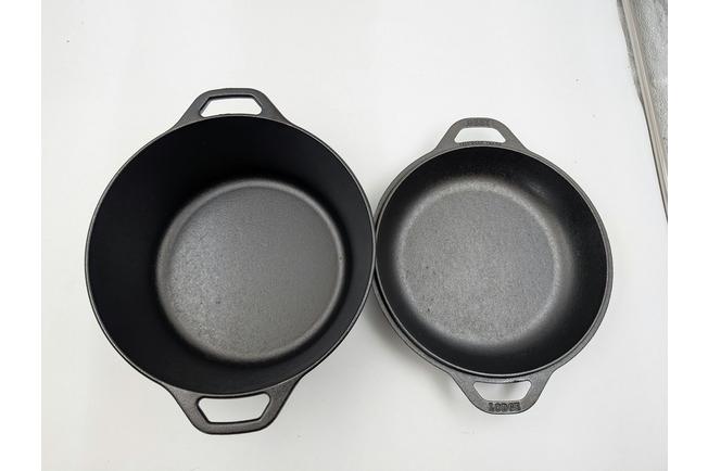 Image pour Lodge Double Dutch Oven L8DD3, Volume environ. 4,7 L