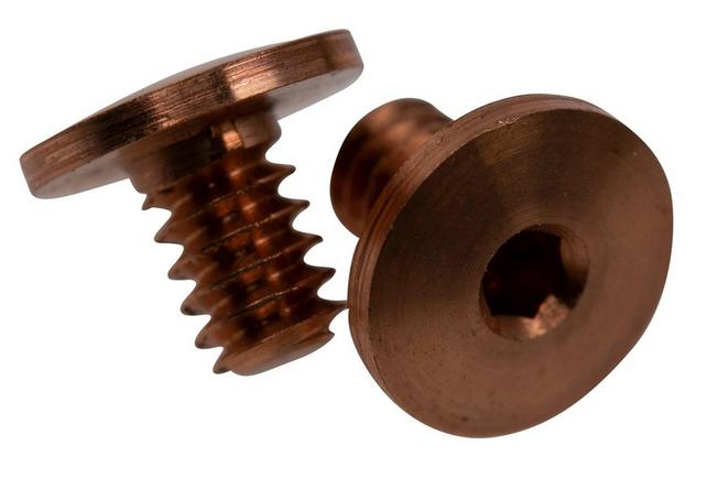Afbeelding voor Rick Hinderer Handle Screws, Copper Set, XM-18 3" Skinny