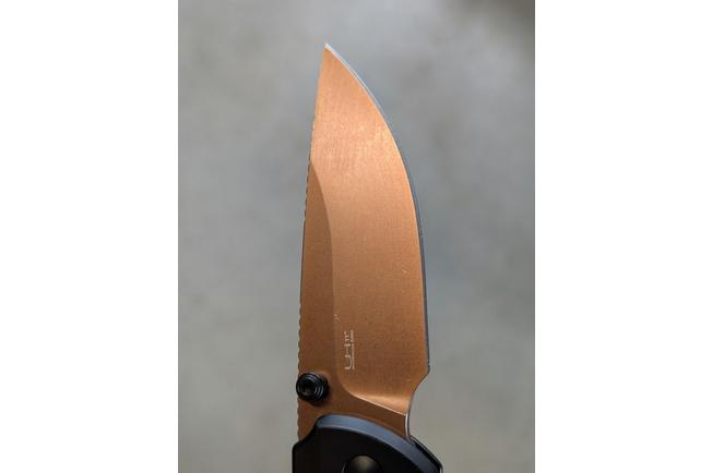 Image for Kizer Task 1 BD KI3490.2BDA2 T1 BD Sunset PVD Elmax, Black Aluminium, pocket knife, Uli Hennicke design