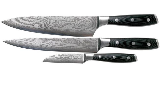 Immagine per Eden Classic Damast 2030-S01, 3-pz set di coltelli