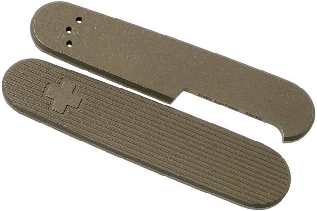 Afbeelding voor Daily Customs 91.2 Pinstripes Pattern, Rusty Titanium P10009394 Victorinox greepschalen