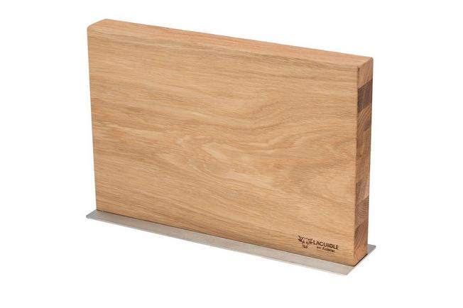 Image for Laguiole en Aubrac Magnetic Knife Block Oak Wood BLOCCHGO oak wood, magnetic knife block