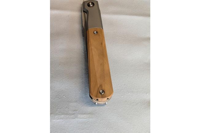 Image for Real Steel Barlow RB-7 7893 CPM S35VN, Olive Wood pocket knife, Ostap Hel design