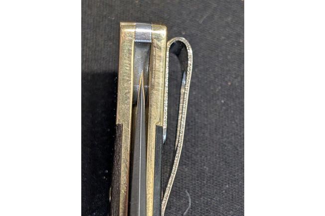 Image for Buck 110 Slim Elite Heritage, MagnaCut, Brass 0110BRS19 pocket knife