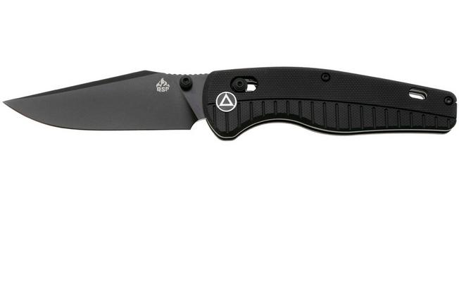 Image for QSP Knife Reptile QS165-C2 PVD 14C28N, Black G10, pocket knife