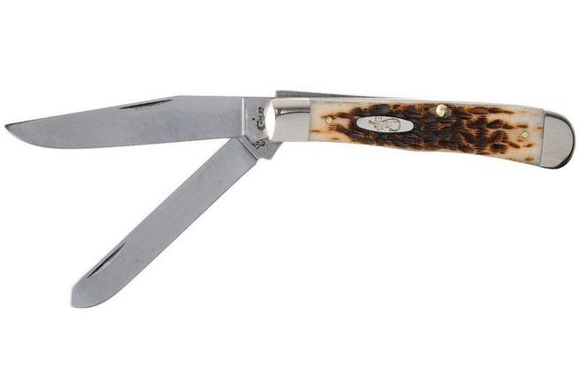 Image for Case Trapper Amber Jigged Bone, 00163, 6254 CV pocket knife