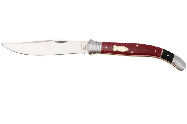 Image for Rough Ryder Reserve Sabacc RRR025, D2, Burgundy Micarta, slipjoint pocket knife