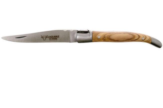 Afbeelding voor Laguiole en Aubrac zakmes 7 cm olijfhout, L0207OLI-SSB1