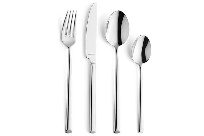 Image for Amefa Metropole 1170 24-piece cutlery set in wooden storage box