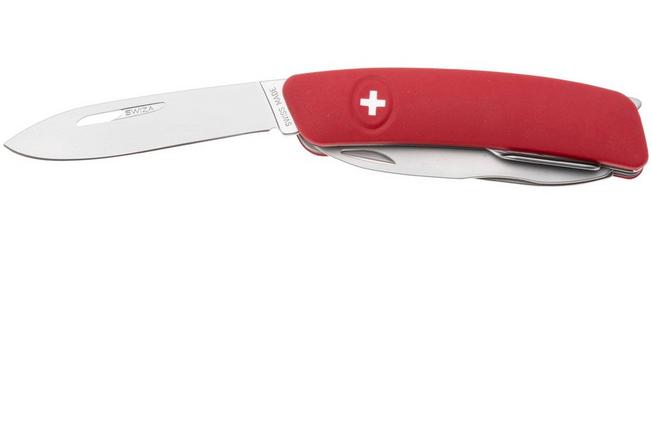 Image for Swiza D08 R AM, KNR.0126.1900, Red Helvetix, Swiss pocket knife, 8 tools
