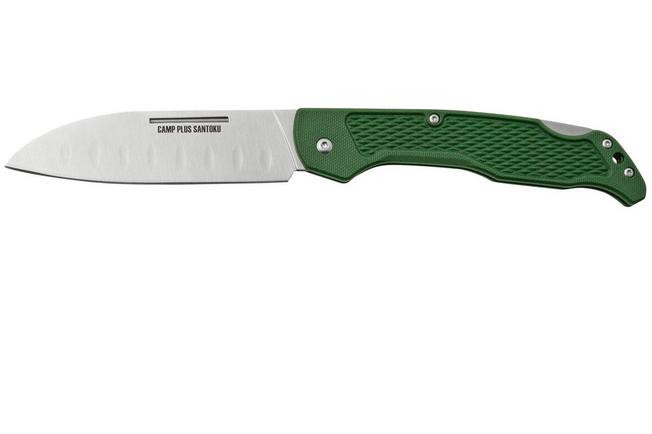 Image for Ontario OKC Camp Plus Santoku Folder 4305, Green GFN pocket knife