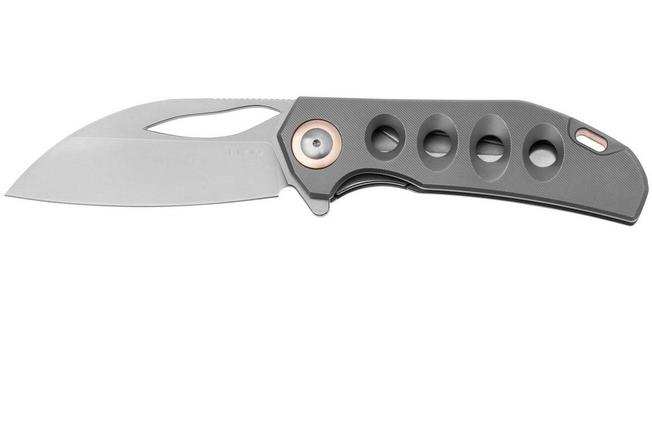 Image for Kizer Hawk Ki4683A2, Stonewashed S45VN, Titanium pocket knife, Carlos Elstner design