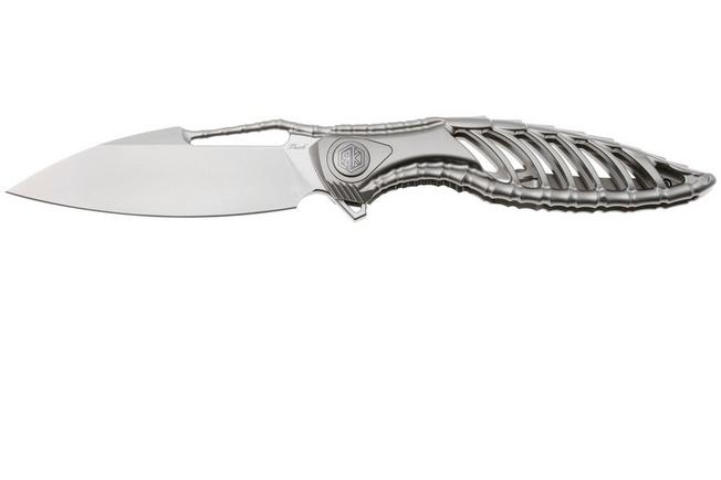 Obraz dla Nóż składany Rike Knife Thor6-M-P Bead Blasted Böhler M390, Titanium