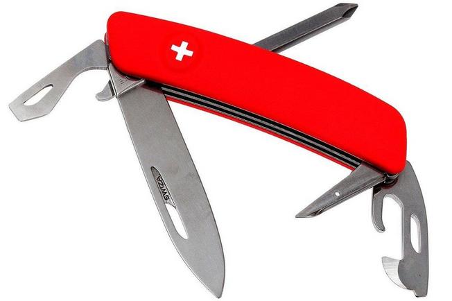 Afbeelding voor Swiza D04 Zwitsers zakmes, rood