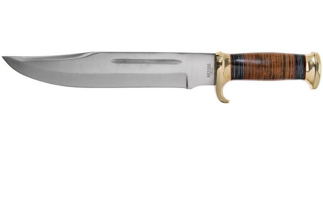 Image for Rough Ryder Stacked Leather Bowie RR2006 fixed knife