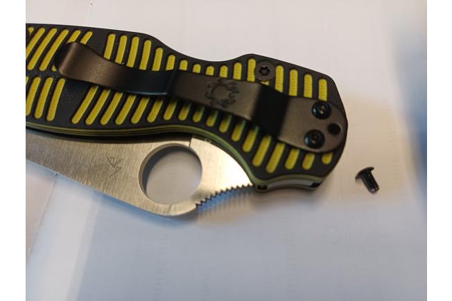 Image for Spyderco Paramilitary 2 Salt CPM MagnaCut C81GBKYLMCP2 Yellow Black G10 pocket knife