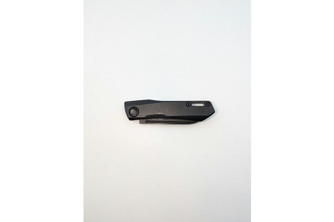 Image for Real Steel Solis 7063B Black Titanium slipjoint pocket knife, Poltergeist design